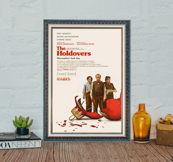 The Holdovers Poster, The Holdovers Classic Vintage Movie Poster, Classic Movie Canvas Cloth Poster 1601545951