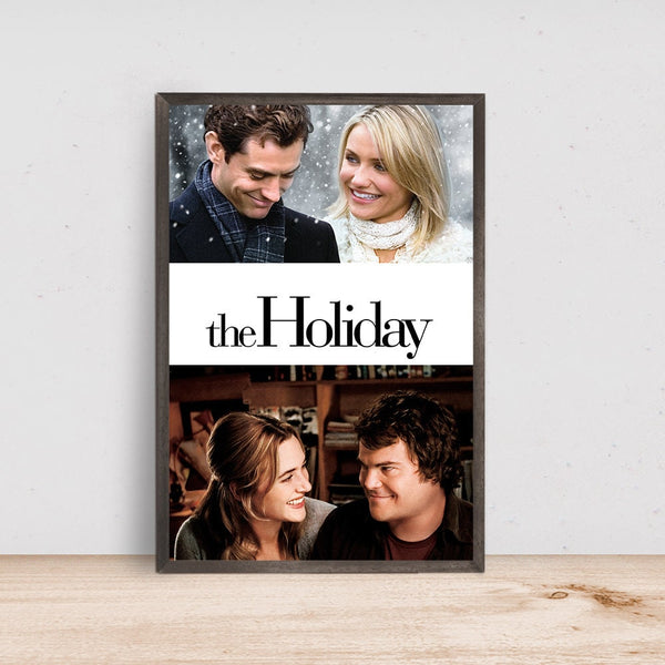 The Holiday Movie Poster - Room Decor Wall Art - Canvas Fabric Print - Poster Gift 1613695471