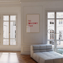 The Homebody Club Print Minimalist Heart Poster Trendy Living Room Decor Cute Quote Art Aesthetic Apartment Wall Art  Wall Art 1498039733