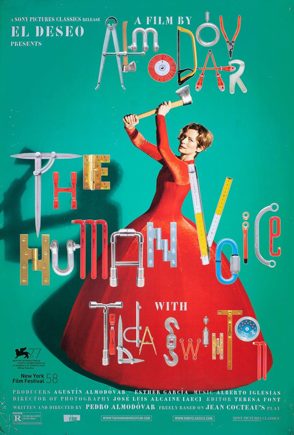 The Human Voice by Pedro Almodovar Alternative Film Movie Print Wall Art Poster 1578831753