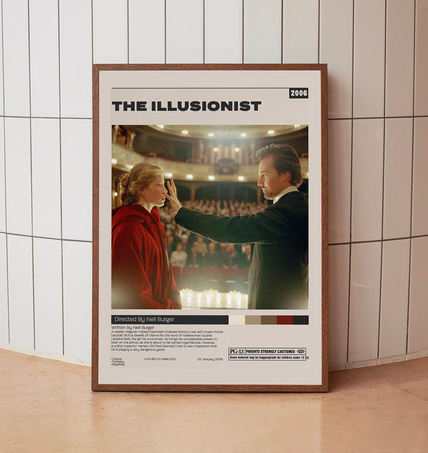 The Illusionist Poster, Neil Burger, Minimalist Movie Poster