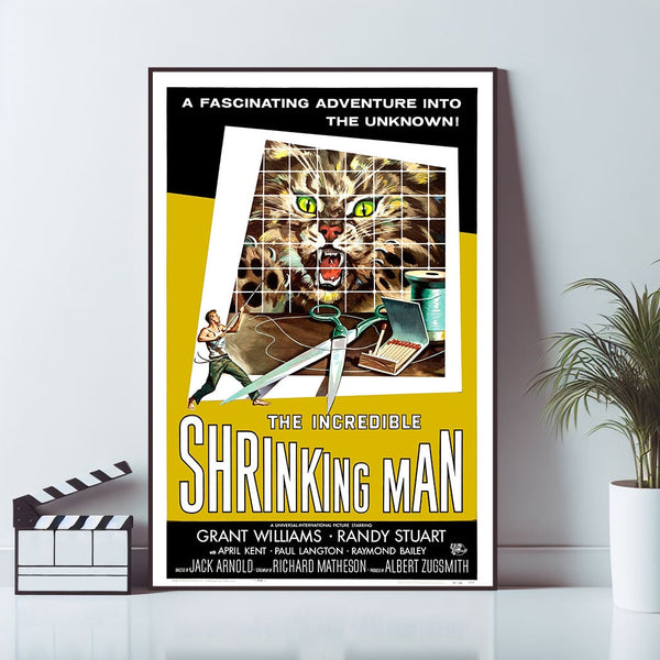 The Incredible Shrinking Man Movie Poster, Wall Art Prints, Canvas Material Gift, High quality Canvas print, Home Decor, Keepsake 1684664676
