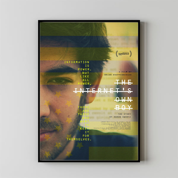 The Internet's Own Boy The Story of Aaron Swartz Movie Poster,Film Fan Collectibles,Vintage Movie Poster,Home Decor,Wall Art,Poster Gifts 1