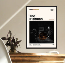 The Irishman Poster Print, Minimalist Movie, Movie Poster, Mid Century Poster, Modern Poster, Printable Art, Digital Art, Wall Art 1517610508