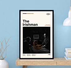 The Irishman Poster, Martin Scorsese, Retro Poster, Minimalist Art, Vintage Poster, Midcentury Art, Movie Print, Modern art, Wall Decor 1722275772