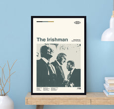 The Irishman Poster, The Irishman Movie, Martin Scorsese, Retro Movie Poster, Minimalist Art, Vintage Poster, Gifts For Him, Movie Poster 1710928091
