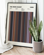 The Iron Giant Movie Barcode Print, The Iron Giant Print, The Iron Giant Poster, The Iron Giant Wall Art, The Iron Giant Art Print 1664679581
