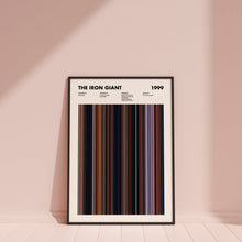 The Iron Giant Movie Barcode Print, The Iron Giant Print, The Iron Giant Poster, The Iron Giant Wall Art, The Iron Giant Art Print 1664679581