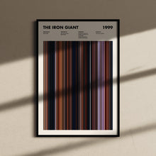 The Iron Giant Movie Barcode Print, The Iron Giant Print, The Iron Giant Poster, The Iron Giant Wall Art, The Iron Giant Art Print 1664679581