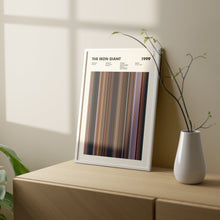 The Iron Giant Movie Barcode Print, The Iron Giant Print, The Iron Giant Poster, The Iron Giant Wall Art, The Iron Giant Art Print 1664679581