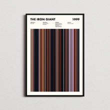 The Iron Giant Movie Barcode Print, The Iron Giant Print, The Iron Giant Poster, The Iron Giant Wall Art, The Iron Giant Art Print 1664679581