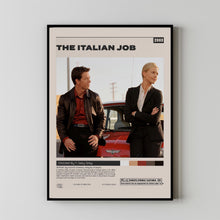 The Italian Job Poster, F. Gary Gray, Minimalist Movie Poster, Vintage Retro Art Print