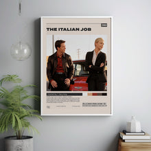 The Italian Job Poster, F. Gary Gray, Minimalist Movie Poster, Vintage Retro Art Print