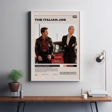 The Italian Job Poster, F. Gary Gray, Minimalist Movie Poster, Vintage Retro Art Print