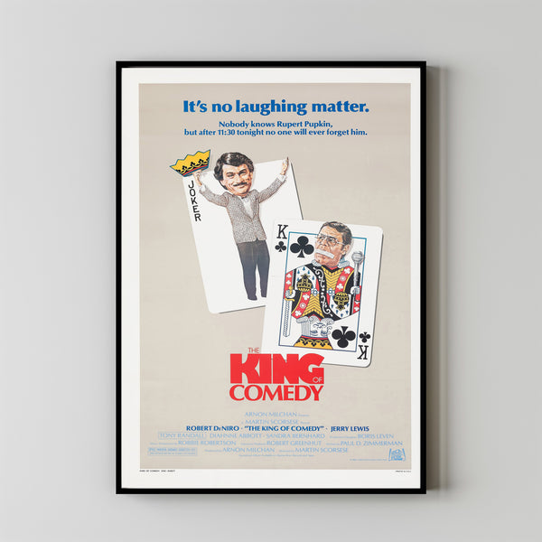 The King of Comedy Movie Poster Art Print Movie Posters Gift for Movie lovers 1