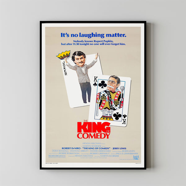 The King of Comedy Movie Poster Art Print Movie Posters Gift for Movie lovers 3