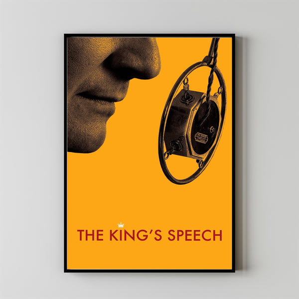 The King's Speech Movie Poster, Room Decor, Home Decor, Art Poster for Gift
