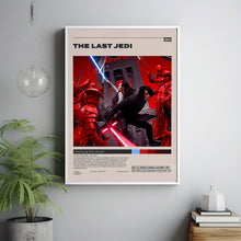The Last Jedi Star Wars Poster, Rian Johnson, Minimalist Movie Poster