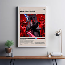 The Last Jedi Star Wars Poster, Rian Johnson, Minimalist Movie Poster