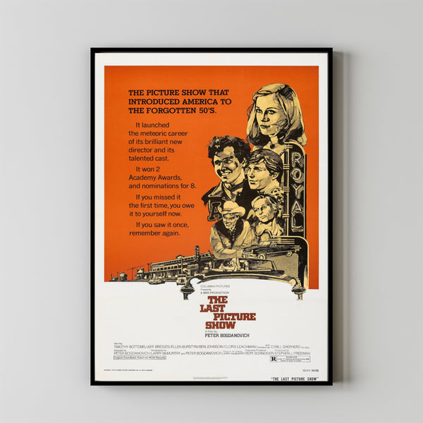 The Last Picture Show Movie Poster, Room Decor, Home Decor, Art Poster for Gift 2