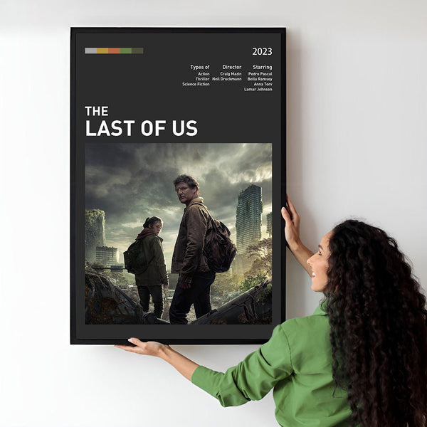 The Last of Us Movie Poster  Minimalist  Midcentury Poster  Wall Art Print  Retro Movie Poster 1736879164 - Copy