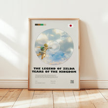 The Legend of Zelda Poster, Tears of the Kingdom Wall Art, Minimalist Wall Decor, Digital Download, Gaming Room Print, Gift for Zelda Fans 1749616897