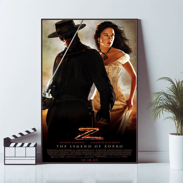 The Legend of Zorro, Movie Poster, Wall Art Prints, Art Poster, Canvas Material Gift, Keepsake, Home Decor, Live Room Wall Art 1581274720