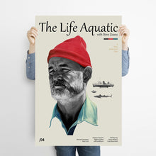 The Life Aquatic with Steve Zissou Movie Poster  Minimalist  Midcentury Poster  Wall Art Print  Retro Movie Poster 1733279155