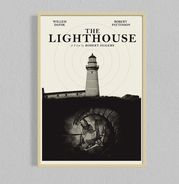 The Lighthouse Mid Century Movie Poster  Film Posters  Minimalist Movie Poster    Wall Art Poster 976180175