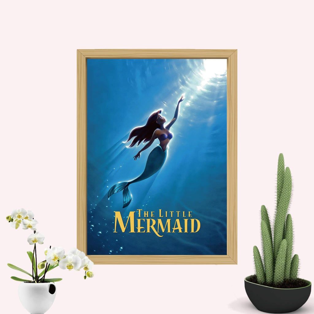 The Little Mermaid 1989 Classic Movie Poster Print, Canvas Wall Art