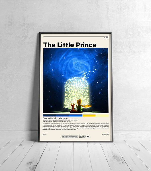 The Little Prince Poster  Mark Osborne,  The Little Prince Minimalist Movie Poster, Vintage Retro Art Print, Custom Poster, Wall Art Print 1034951752