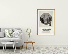 The Lord of The Rings, The Fellowship of The Ring, Minimalist Poster, Peter Jackson, Elijah Wood, Sean Astin, Viggo Mortensen, Orlando Bloom 1650213690