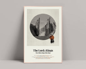 The Lord of The Rings, The Fellowship of The Ring, Minimalist Poster, Peter Jackson, Elijah Wood, Sean Astin, Viggo Mortensen, Orlando Bloom 1650213690