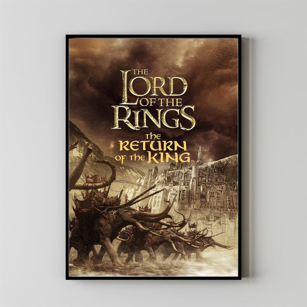 The Lord of the Rings The Return of the King Movie Poster 2023 FilmRoom Decor Wall ArtPoster GiftCanvas prints 4