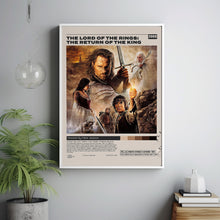 The Lord of the Rings The Return of the King, Peter Jackson, Minimalist Movie Poster, Vintage Retro Art