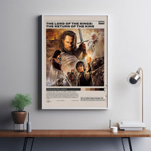 The Lord of the Rings The Return of the King, Peter Jackson, Minimalist Movie Poster, Vintage Retro Art