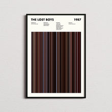 The Lost Boys Movie Barcode Print, The Lost Boys Print, The Lost Boys Poster, The Lost Boys Wall Art, The Lost Boys Art Print 1650502236