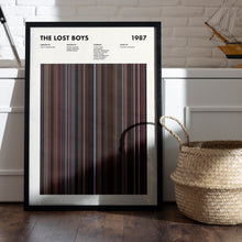 The Lost Boys Movie Barcode Print, The Lost Boys Print, The Lost Boys Poster, The Lost Boys Wall Art, The Lost Boys Art Print 1650502236