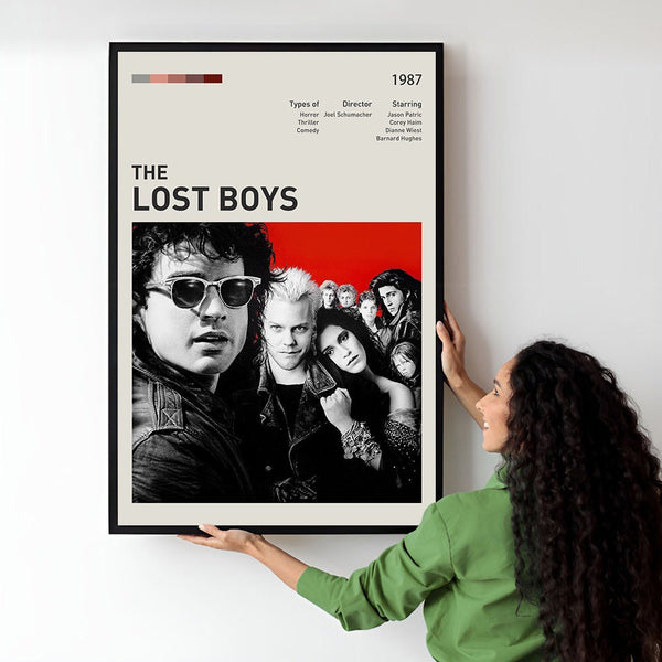 The Lost Boys Movie Poster  Minimalist  Midcentury Poster  Wall Art Print  Retro Movie Poster 1734349816