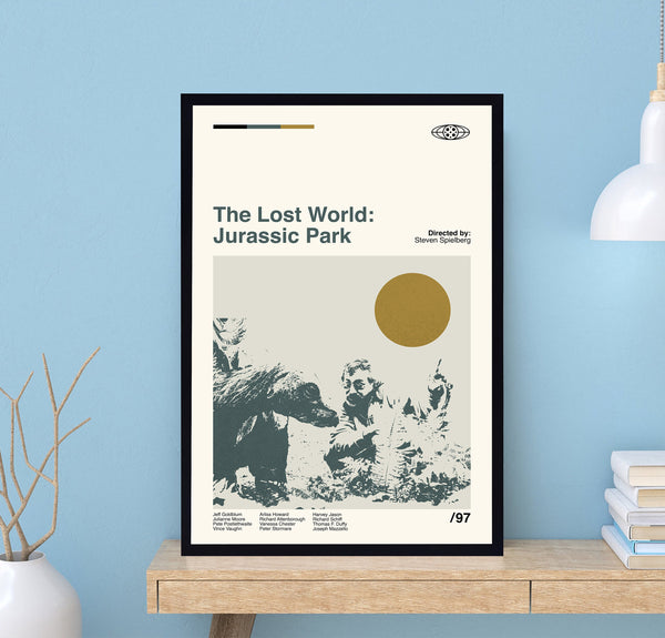 The Lost World Jurassic Park, Steven Spielberg, Minimalist Movie Poster, Vintage Retro Art Print, Custom Poster, Wall Art Print, Home Decor 1690712814