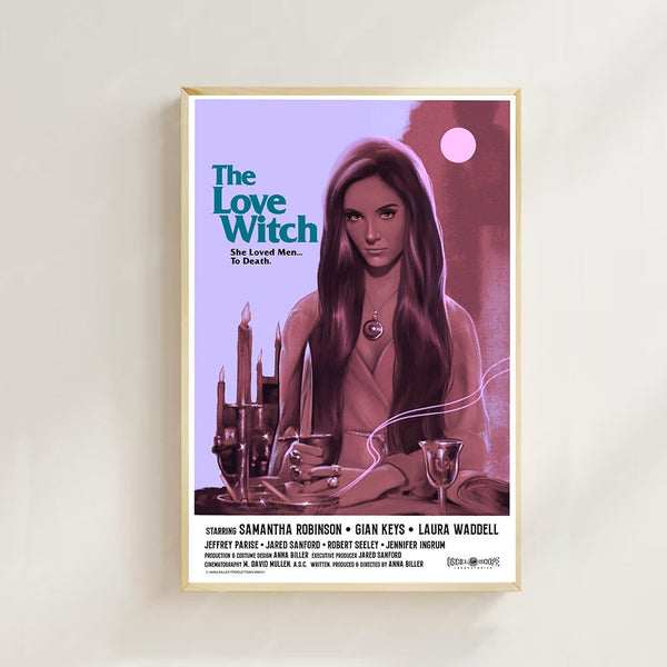 The Love Witch (2016)-  Movie Poster (Regular Style)   art  printing, Home Decor, Art Poster for Gift，Canvas Poster 1579127214 - Copy
