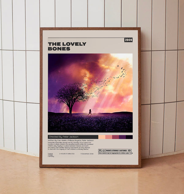 The Lovely Bones, Peter Jackson, Minimalist Movie Poster, Vintage Retro Art Print