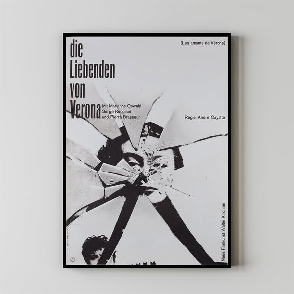 The Lovers Of Verona Movie Poster Print, Canvas Wall Art, Room Decor, Movie Art