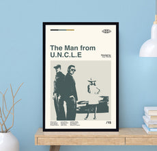 The Man From U N C L E Poster, The Man From U N C L E, Guy Ritchie, Retro Movie Poster, Abstract Poster, Retro Poster, Minimalist Art 1711013243