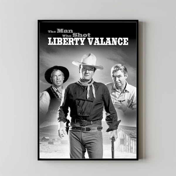 The Man Who Shot Liberty Valance Movie Poster Art Print Movie Posters Gift for Movie lovers 3