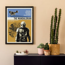 The Mandalorian Mid Century Movie Poster  Film Posters  Minimalist Movie Poster    Wall Art Poster 962211860
