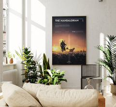 The Mandalorian Poster  Star Wars Poster  Art Print  Movie Posters  TV Posters  Gift for Movie lovers 1287553996
