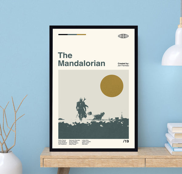 The Mandalorian Poster, The Mandalorian Tv Series Poster, Jon Favreau, Movie Poster, Minimalist Art, Mid Century Art, Retro Poster, Wall art 1715138189