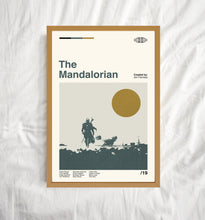 The Mandalorian Poster, The Mandalorian Tv Series Poster, Jon Favreau, Movie Poster, Minimalist Art, Mid Century Art, Retro Poster, Wall art 1715138189