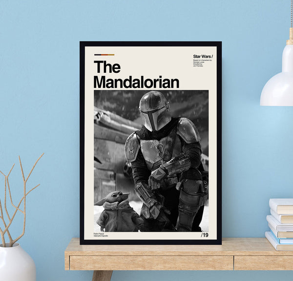 The Mandalorian Poster, The Mandalorian Tv Series, Retro Poster, Minimalist Art, Vintage Poster, Movie Poster, Modern Poster, Wall Art 1722277988